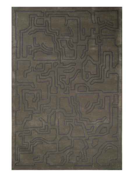 Structures 2.0 Tæppe, Arctic Green fra Massimo - 170 x 240 cm - Jacobsen Plus