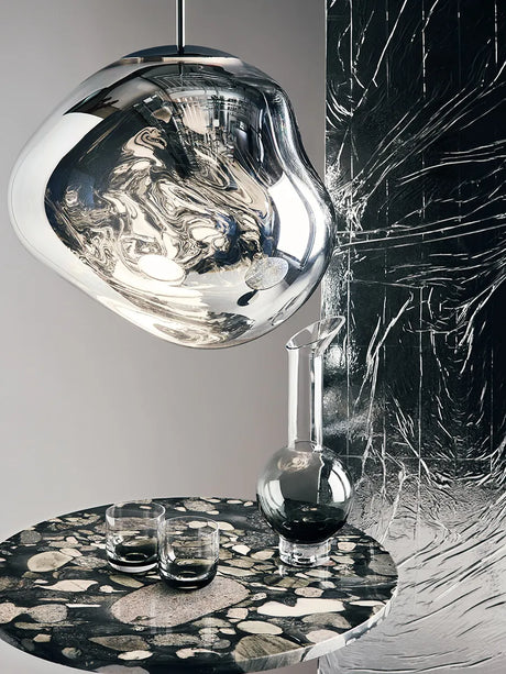 Melt Pendant Silver, 50 cm fra Tom Dixon - 2 - Jacobsen Plus