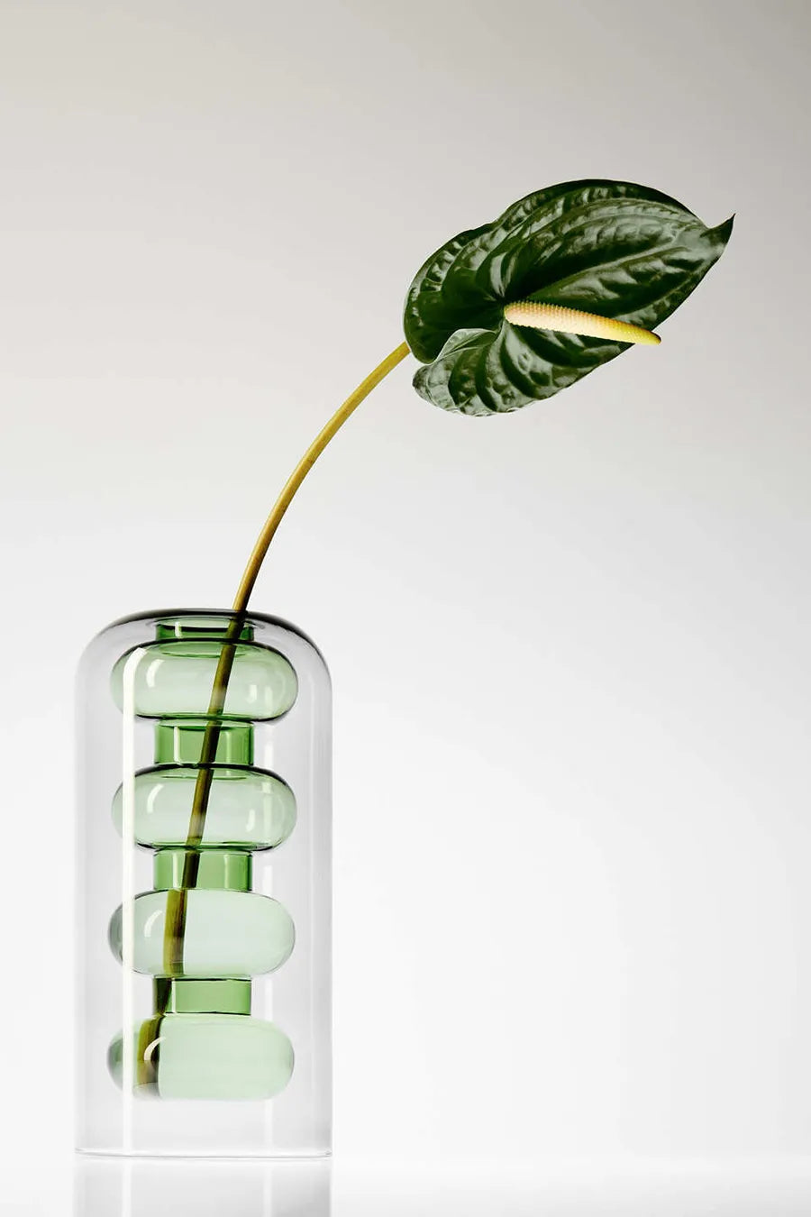 Bump Vase Tall Green fra Tom Dixon