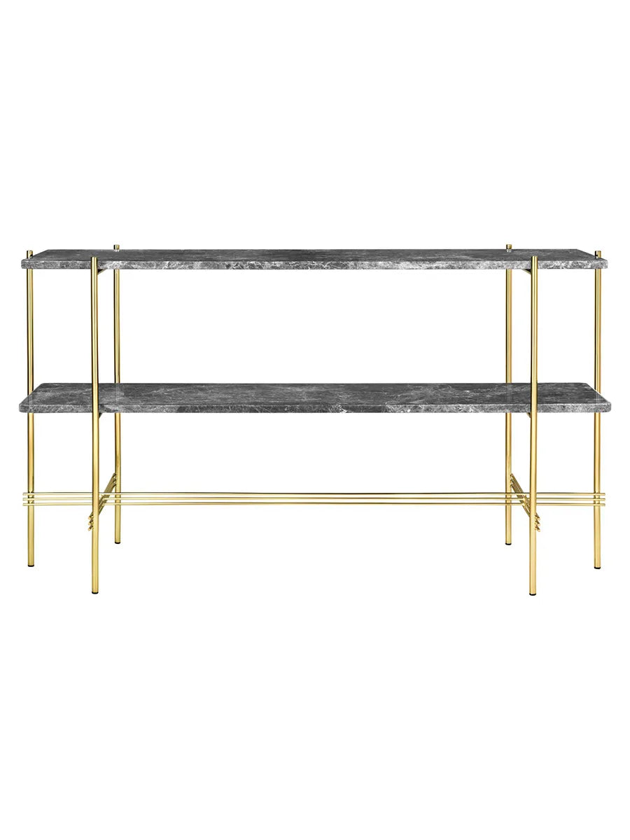 TS Console, 2 rack fra GUBI - Grå - messing - Jacobsen Plus