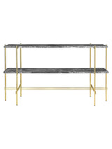 TS Console, 2 rack fra GUBI - Grå - messing - Jacobsen Plus