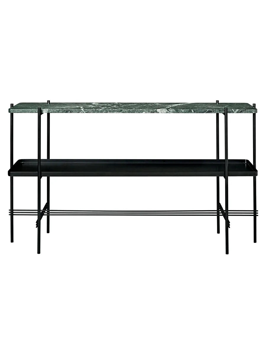 TS Console, 2 rack with tray fra GUBI - Grøn - sort - Jacobsen Plus