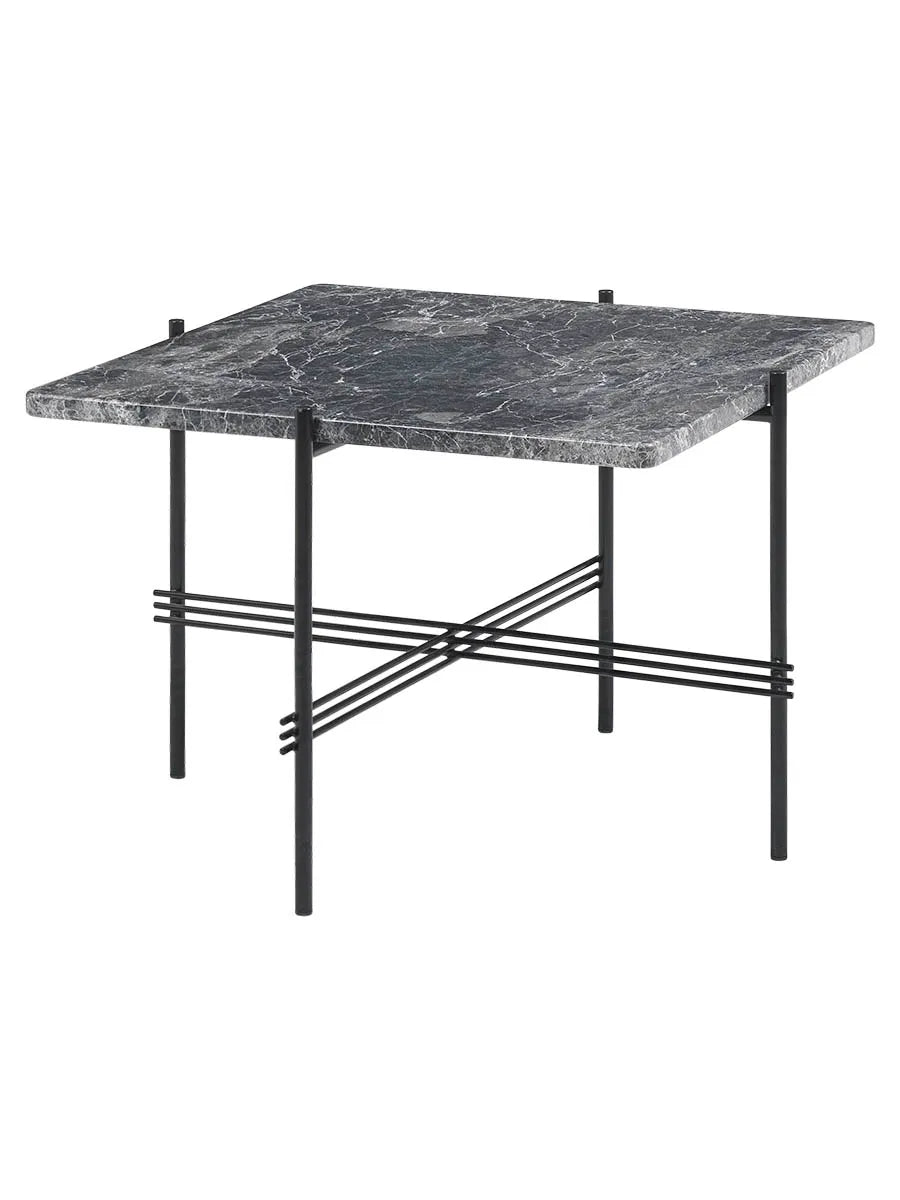 TS Table Square fra GUBI - 55 x 55 x 41 cm / Grå marmor - Jacobsen Plus