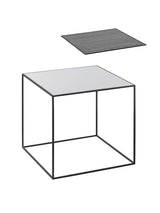 Twin 42 bord fra Audo Copenhagen - Sort stel / Cool grey - sortbejdset ask - Jacobsen Plus