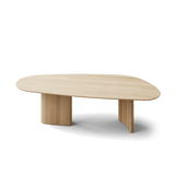 Tangent spisebord, rektangulær hvidolieret eg fra DK3 - 7 - Jacobsen Plus