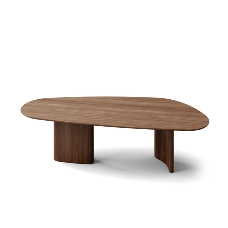Tangent spisebord, rektangulær lakeret valnød fra DK3 - L240 x W110 x H72 cm - Jacobsen Plus
