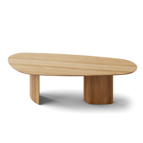 Tangent spisebord, rektangulær lakeret eg fra DK3 - 1 - Jacobsen Plus