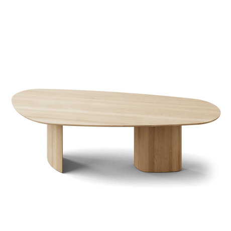 Tangent spisebord, rektangulær hvidolieret eg fra DK3 - 1 - Jacobsen Plus