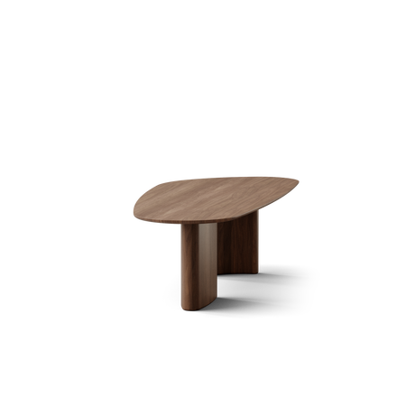 Tangent spisebord, rektangulær lakeret valnød fra DK3 - L240 x W110 x H72 cm - Jacobsen Plus