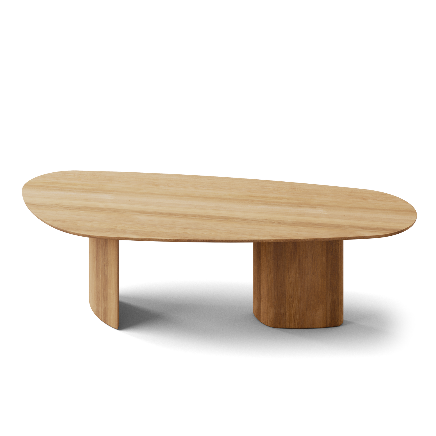 Tangent spisebord, rektangulær olieret eg fra DK3