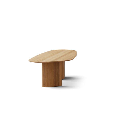 Tangent spisebord, rektangulær olieret eg fra DK3 - L240 x W110 x H72 cm - Jacobsen Plus