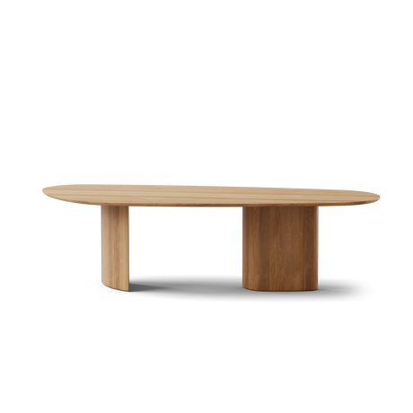 Tangent spisebord, rektangulær lakeret eg fra DK3 - L240 x W110 x H72 cm - Jacobsen Plus