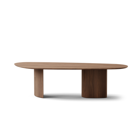 Tangent spisebord, rektangulær olieret valnød fra DK3 - L240 x W110 x H72 cm - Jacobsen Plus