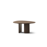 Tangent spisebord, rund Ø136 fra DK3 - Olieret røget eg - Jacobsen Plus