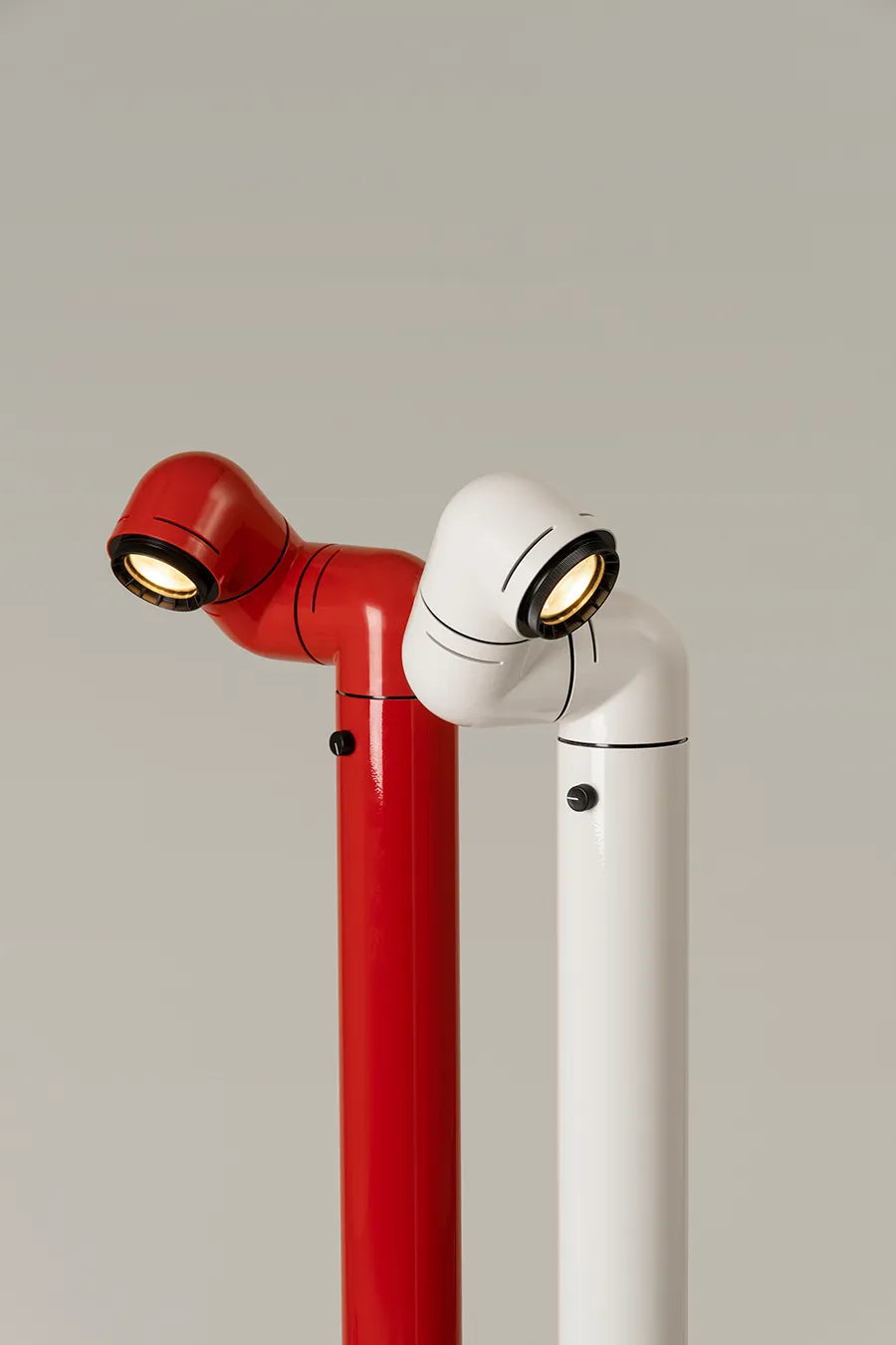 Tatu Alta Gulvlampe, white grey fra Santa and Cole - 6 - Jacobsen Plus