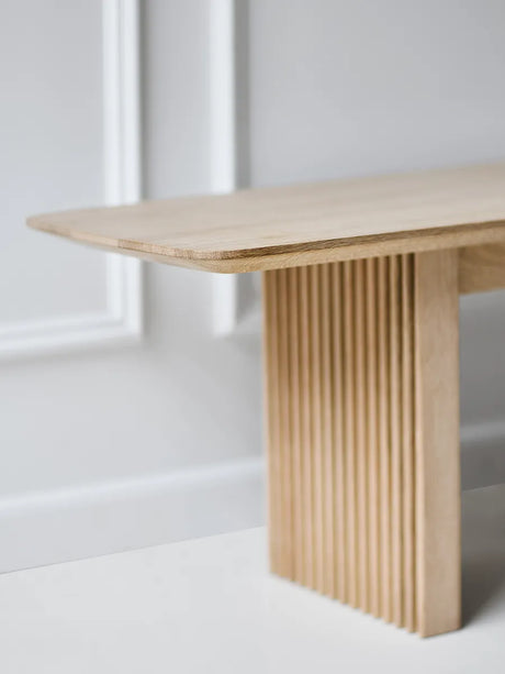 Ten Bench fra DK3 - L 180 cm / Sæbebehandlet eg - Jacobsen Plus