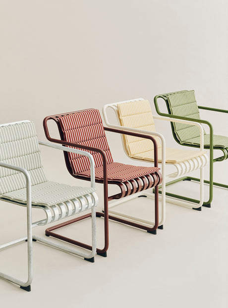 Terrazza Folding Seat Cushion fra Hay - Olive bold stripe - Jacobsen Plus