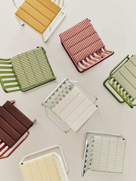 Terrazza Seat Cushion fra Hay - Olive bold stripe - Jacobsen Plus