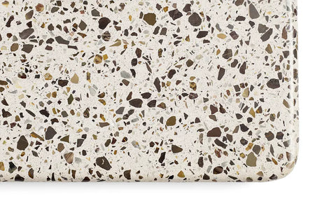 Terrazzo Table fra Hay - Ø: 70 x H: 74 cm / Anthracite - grå terrazzo - Jacobsen Plus