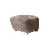 Dark Stained Oak - Sheepskin Sahara