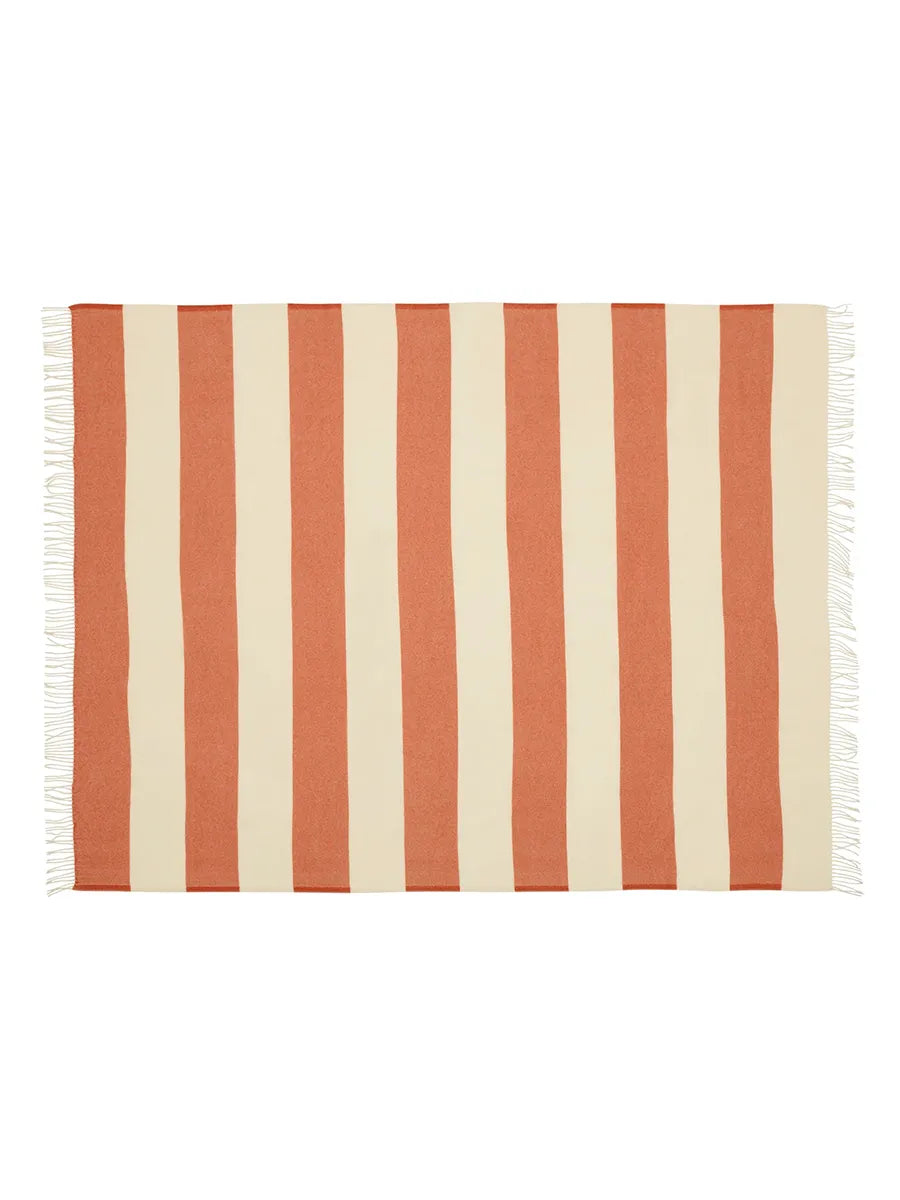 The Sweater Plaid, orange fra Silkeborg Uldspinderi