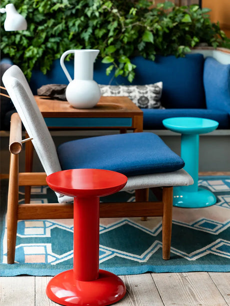 Thing Sidebord/Skammel, turquoise fra raawii - 4 - Jacobsen Plus