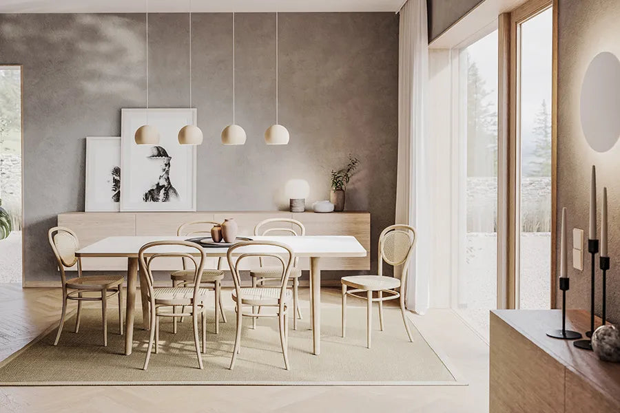 215 R Spisebordsstol, ask fra Thonet - 2 - Jacobsen Plus
