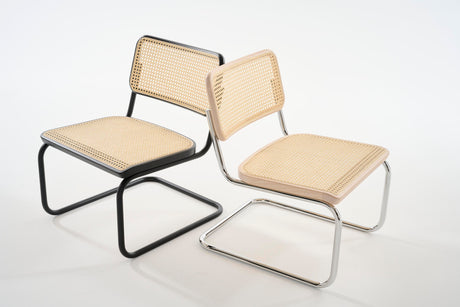 S 32 VL lænestol, natur felt fra Thonet - Stained beech black TP 29 - Jacobsen Plus