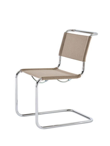 S 33 V cantilever chair fra Thonet - Chrome - Nobel 61297 - Without gliders - Jacobsen Plus