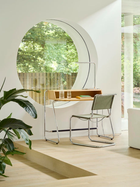 S 33 V cantilever chair fra Thonet - Chrome - Nobel 61297 - Without gliders - Jacobsen Plus