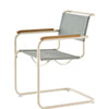 Pearl White - Cento Ray - Oiled oak - Plastic gliders transparent