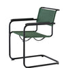Deep Black - Cento Malachit - Stained beech I black TP 29 - Plastic gliders black