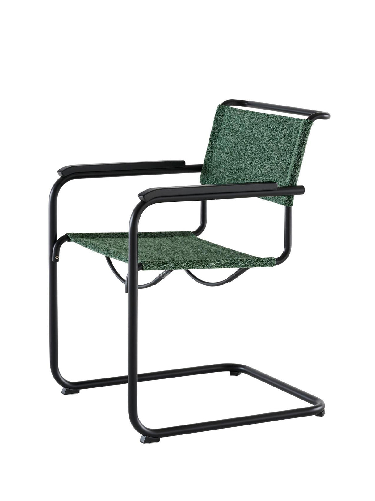  - Deep Black - Cento Malachit - Stained beech I black TP 29 - Plastic gliders black - Jacobsen Plus