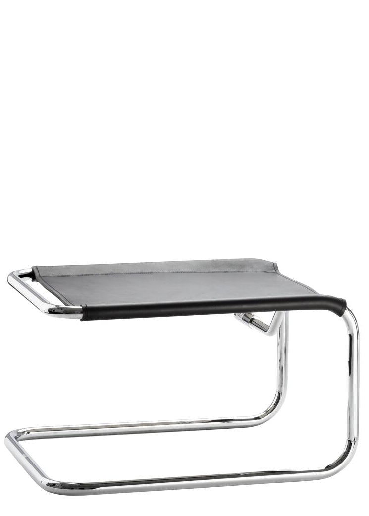 S 35 LH fodskammel fra Thonet - Special full grain butt leather - Black - Jacobsen Plus