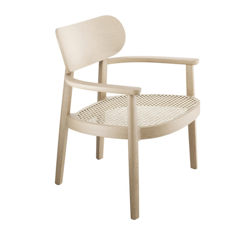 119 F lænestol fra Thonet - Nature - Stained beech brightened TP 107 - Jacobsen Plus