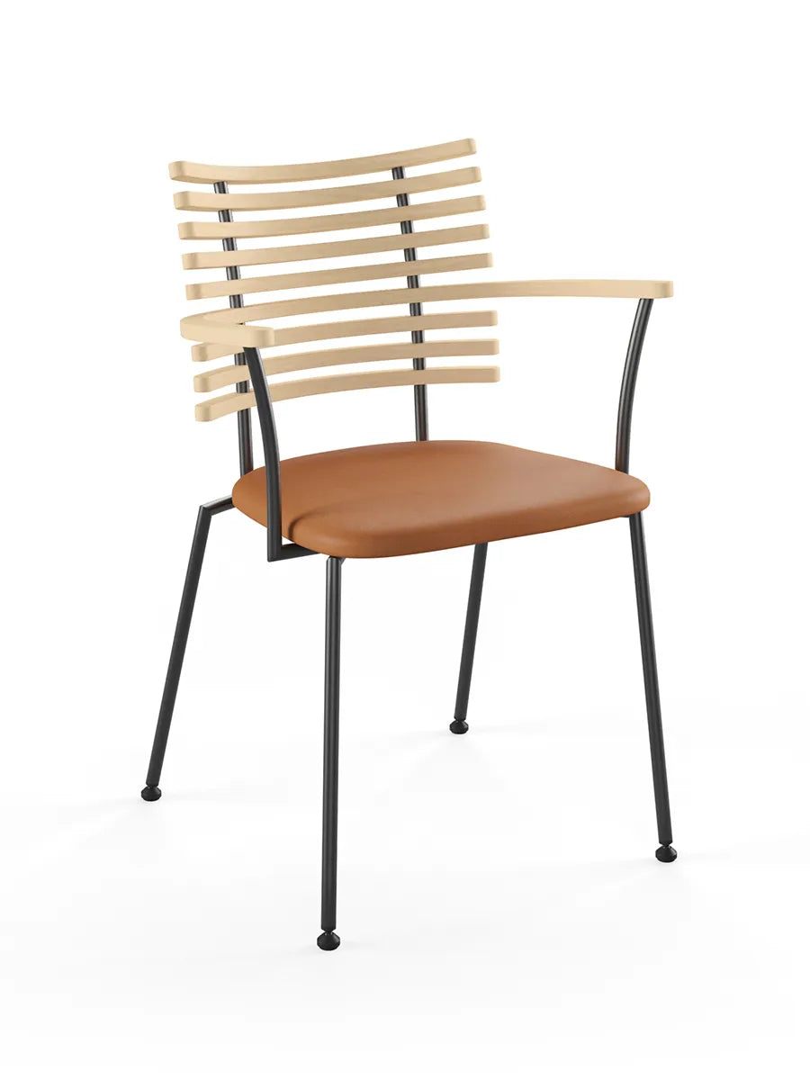 Tiger Armstol, cognac læder fra Naver Collection