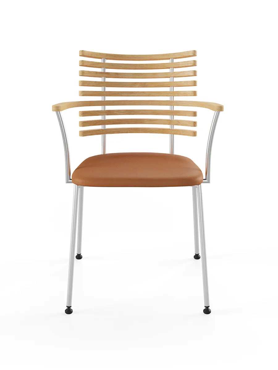 Tiger Armstol, cognac læder fra Naver Collection