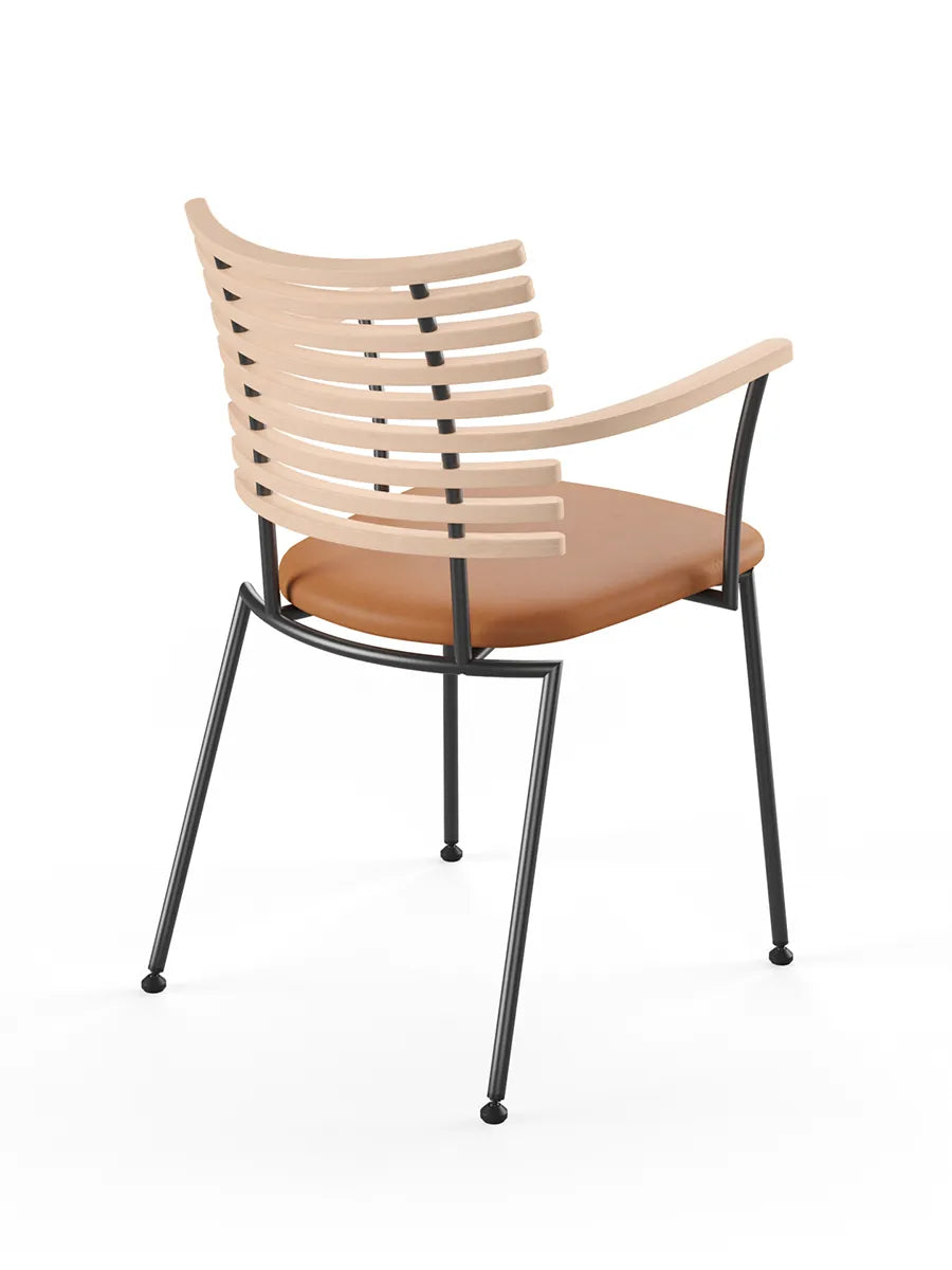 Tiger Armstol, cognac læder fra Naver Collection