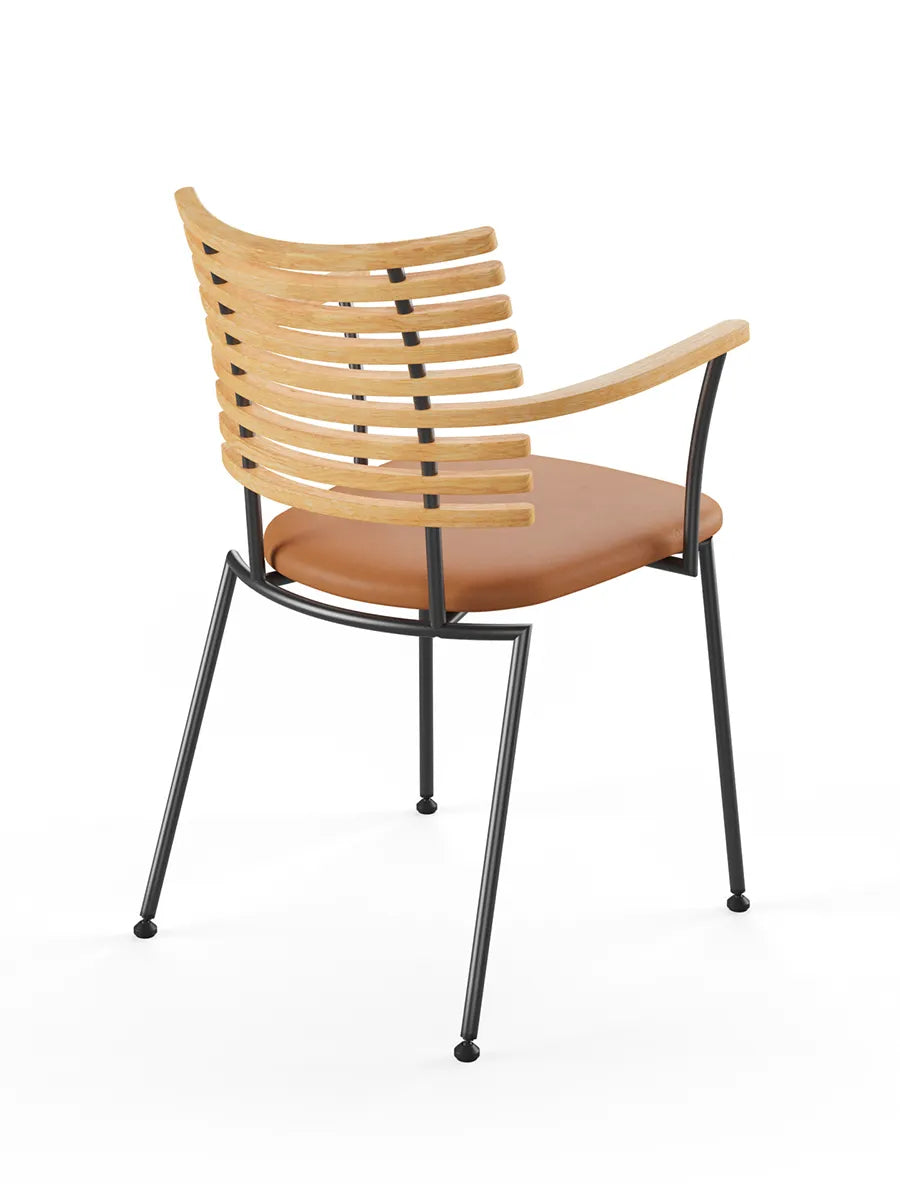 Tiger Armstol, cognac læder fra Naver Collection