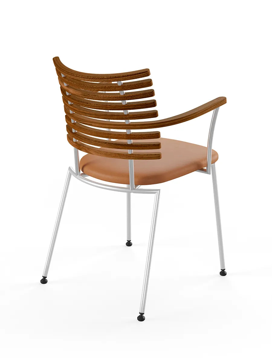 Tiger Armstol, cognac læder fra Naver Collection