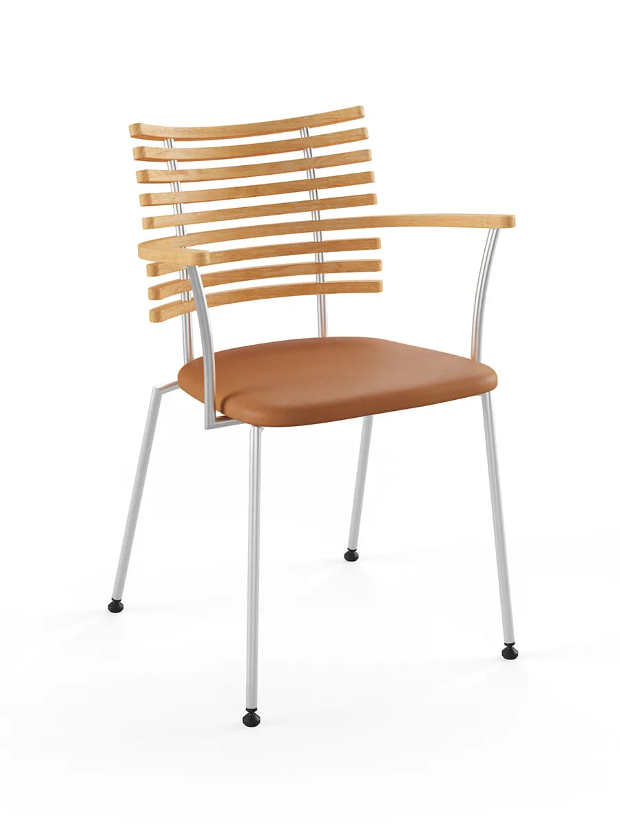 Tiger Armstol, cognac læder fra Naver Collection