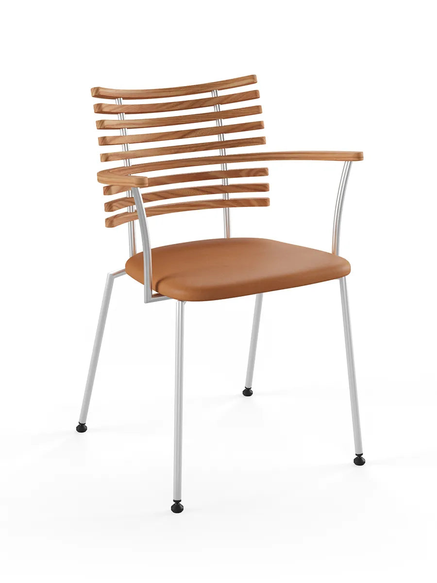 Tiger Armstol, cognac læder fra Naver Collection