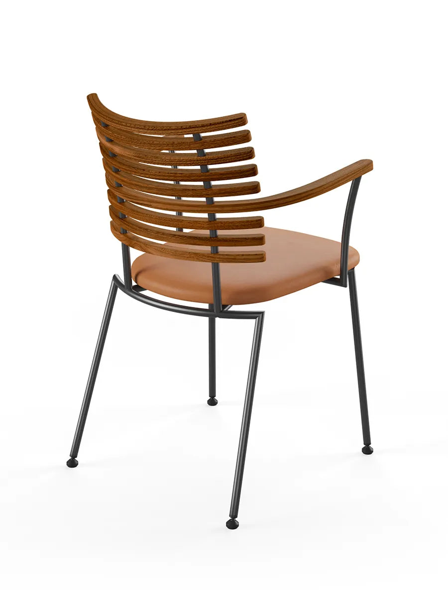 Tiger Armstol, cognac læder fra Naver Collection