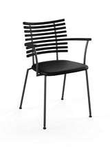 Tiger Armstol, sort læder fra Naver Collection - 31 - Jacobsen Plus