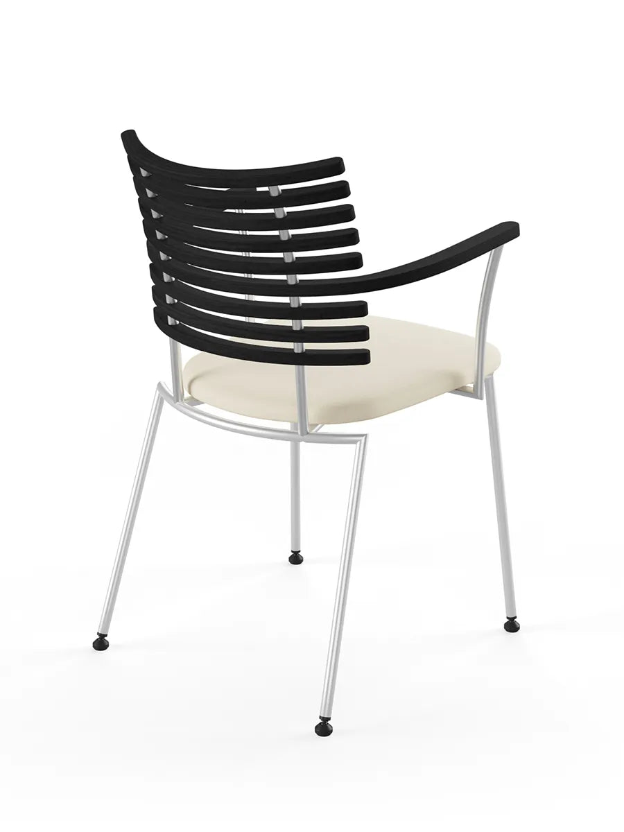 Tiger Armstol, creme læder fra Naver Collection