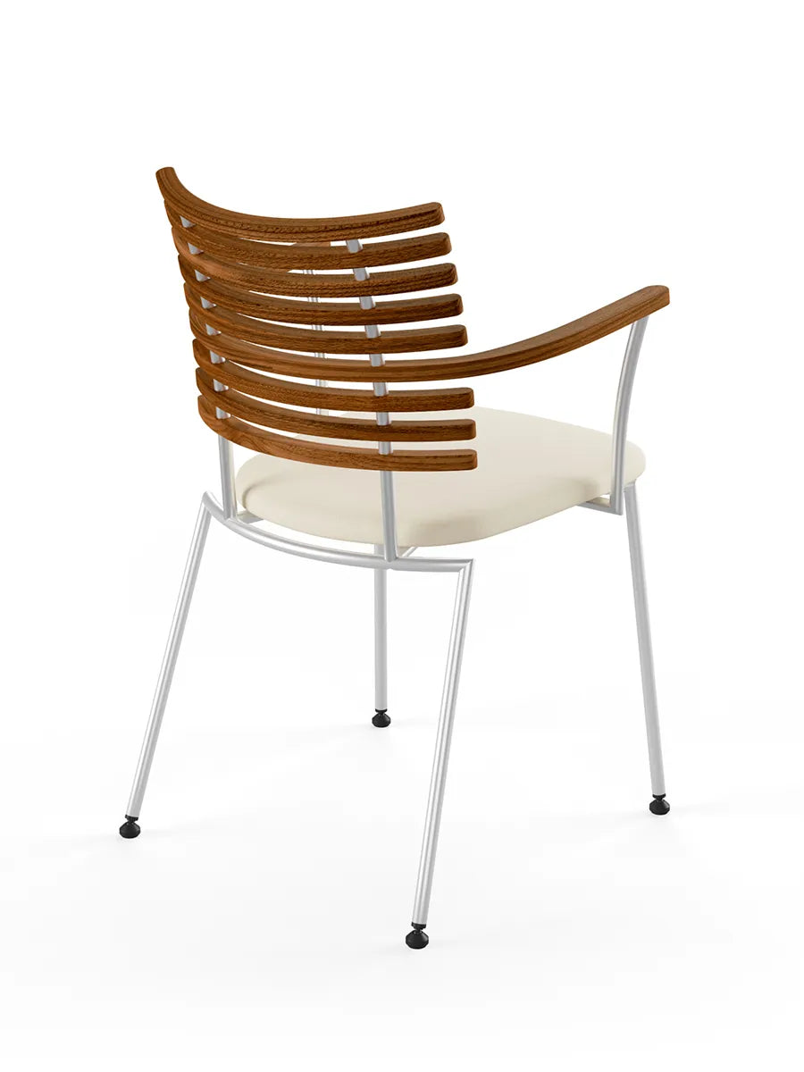 Tiger Armstol, creme læder fra Naver Collection