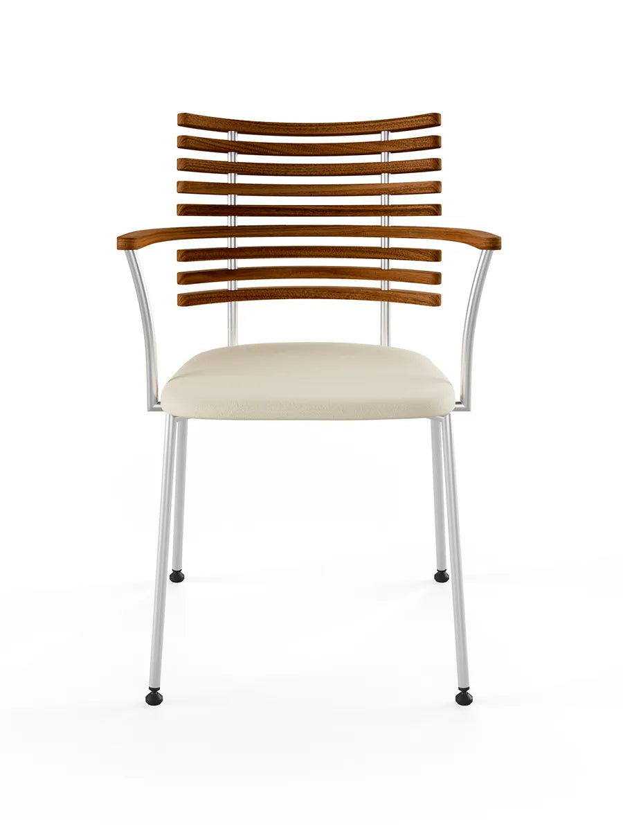 Tiger Armstol, creme læder fra Naver Collection