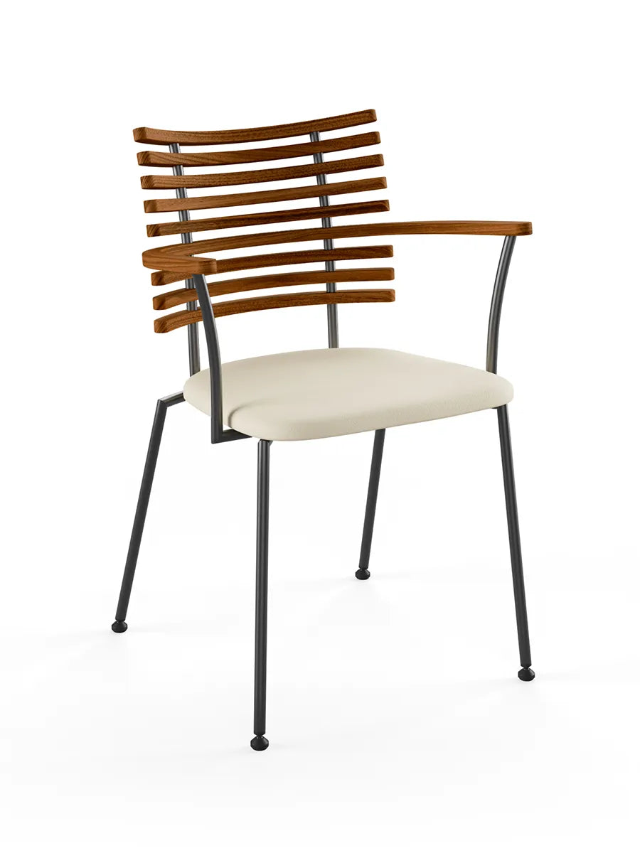 Tiger Armstol, creme læder fra Naver Collection