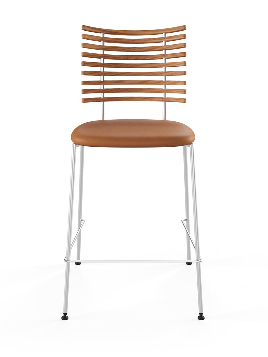 Tiger Barstol, cognac læder fra Naver Collection