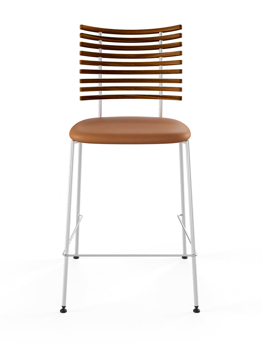 Tiger Barstol, cognac læder fra Naver Collection - 1 - Jacobsen Plus